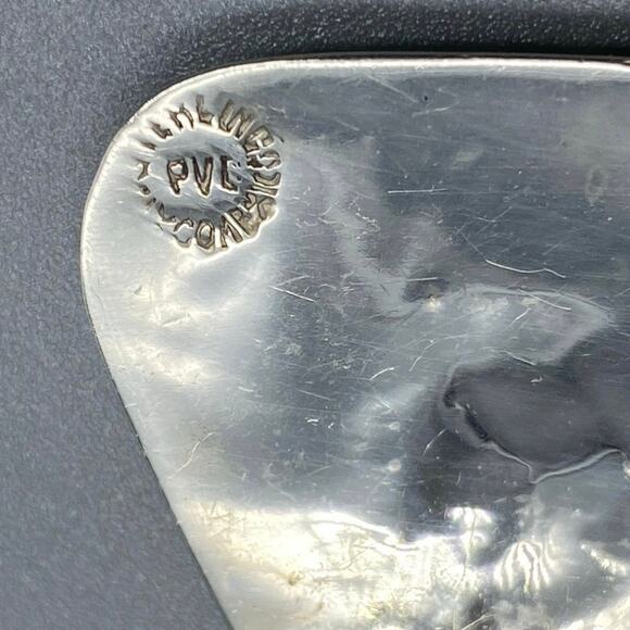 Sterling silver Abalone inlaid Owl‎ Pendant  Brooch Signed Taxco Vintage - Picture 3 of 7